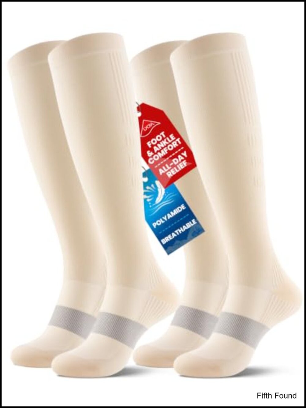 Compression Socks 15-20 mmHg Graduated Support Running Cycling Travel